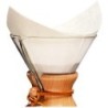 filtros cuadrados chemex – paquete de 100 filtros preplegados