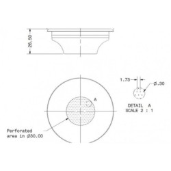 filtro ims b70 1t – filtro alto de precisión para máquinas de espresso