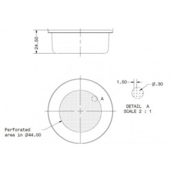 filtro ims b68 2t – filtro de dos tazas para máquinas de espresso