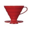 dripper hario v60 02 rojo – dripper plástico para café filtrado