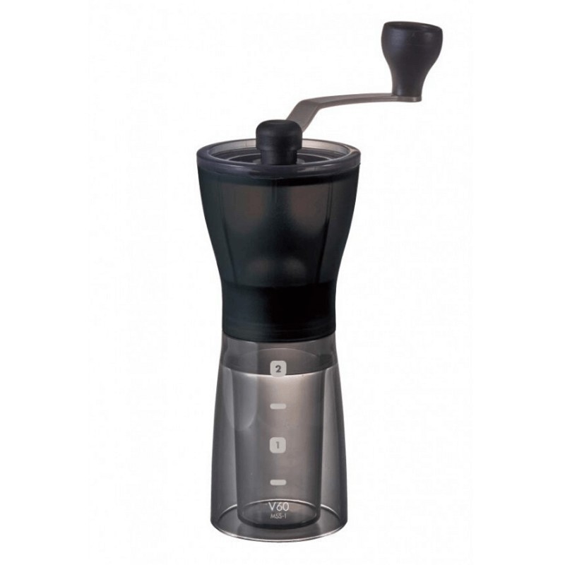 hario mini-slim+ – molinillo de café portátil con ajuste preciso