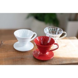 dripper hario v60 01 blanco – dripper plástico para café filtrado