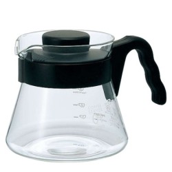 servidor de café hario v60 450 ml – jarra compacta para café filtrado