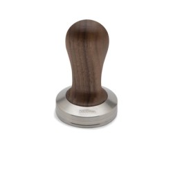 tamper lelit nogal – tamper con mango de madera de nogal