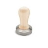 tamper lelit arce – tamper con mango de madera de arce