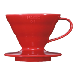 Hario Coffee Dripper V60 01 Red (plastic)