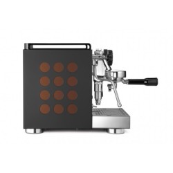 rocket appartamento serie nera máquina de café espresso compacta