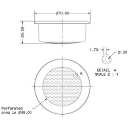 filtro ims b70 2tc – filtro de precisión alto para máquinas de café