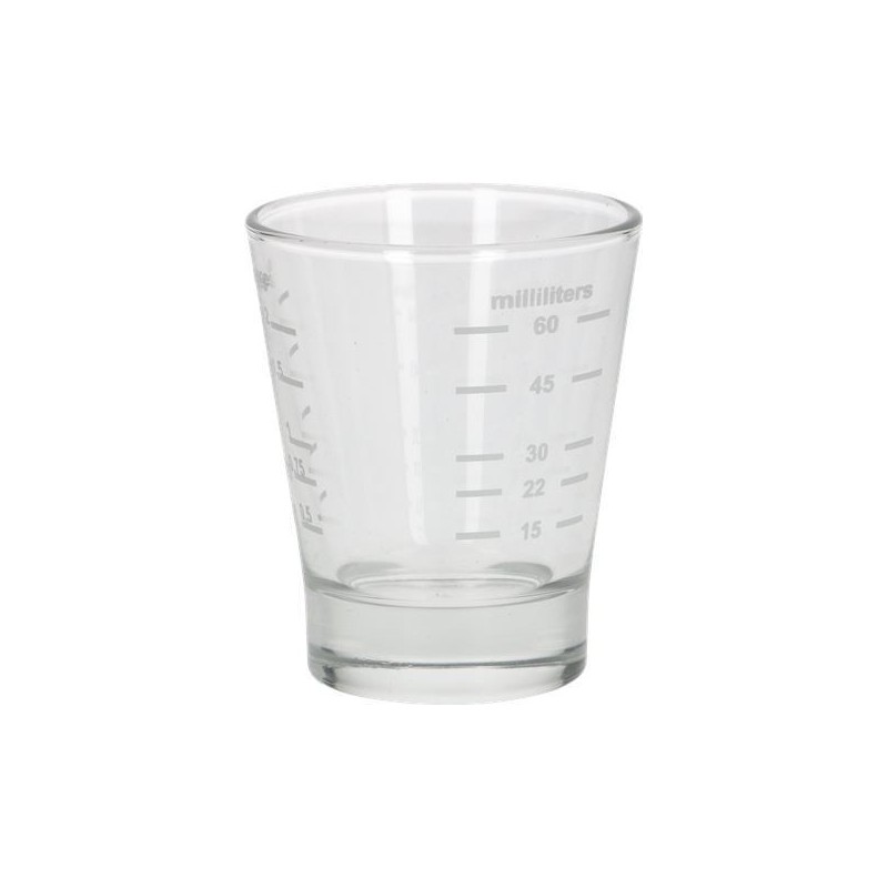 vaso pyrex 15-60 ml – para medición precisa de la cantidad de espresso