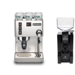 rancilio silvia v6 + eureka mignon –set completo para espresso en casa