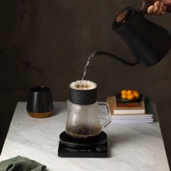 Fellow Stagg Ekg Pro Electric Kettle Black + Walnut Handle