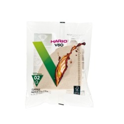 filtros de papel hario 02m – paquete de 100 filtros para café v60