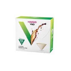 filtros de papel hario 02m – paquete de 100 filtros para café filtrado