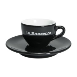 taza espresso la marzocco strada negra – taza elegante para espresso