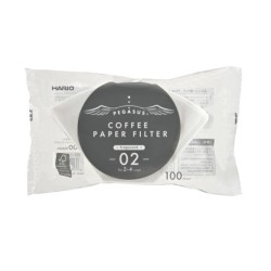 Hario White Paper Filters For Pegasis Dripper 02w 100 Pz